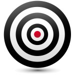 Black-target-rid-center